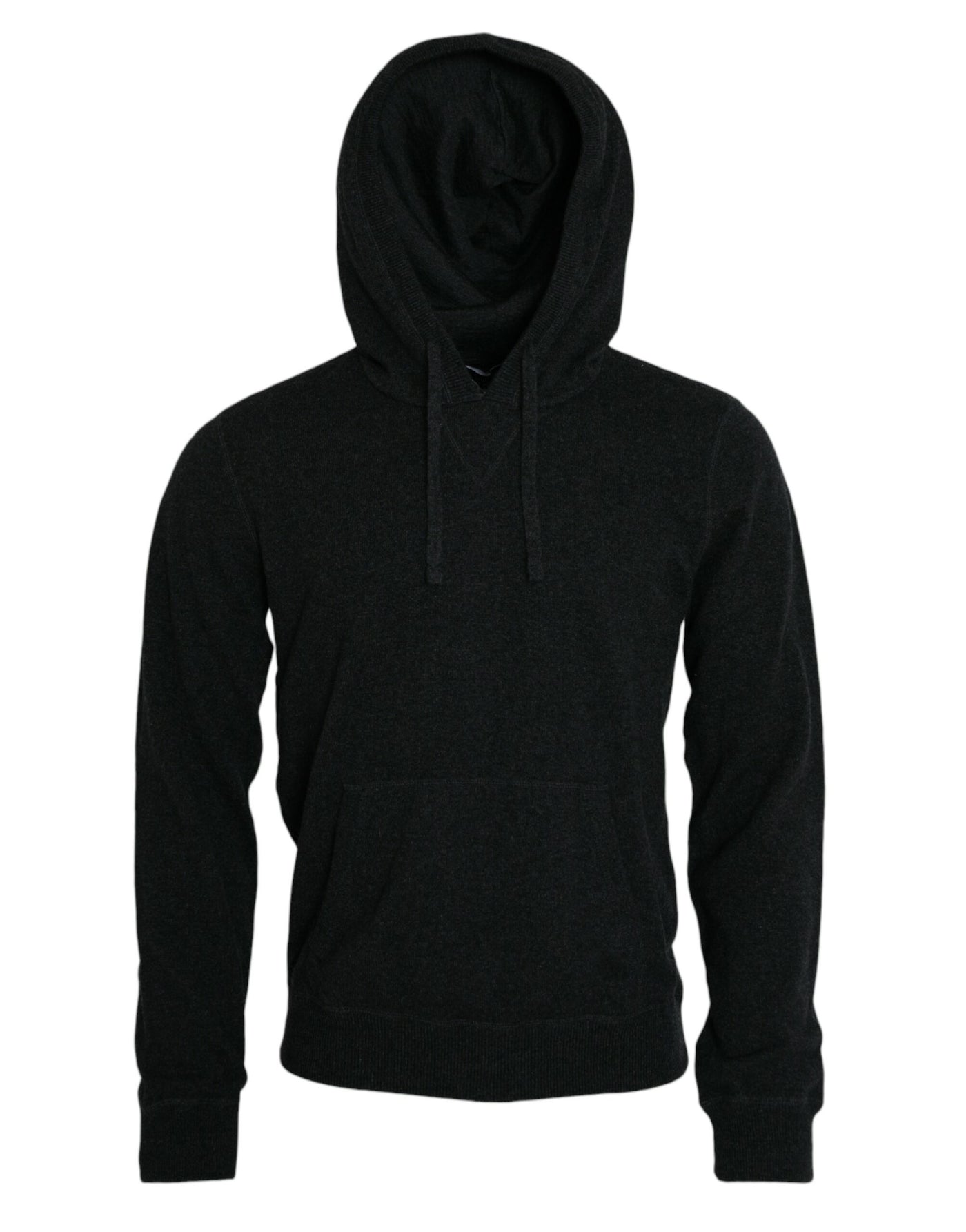 Dolce &amp; Gabbana donkergrijze kasjmier hoodie