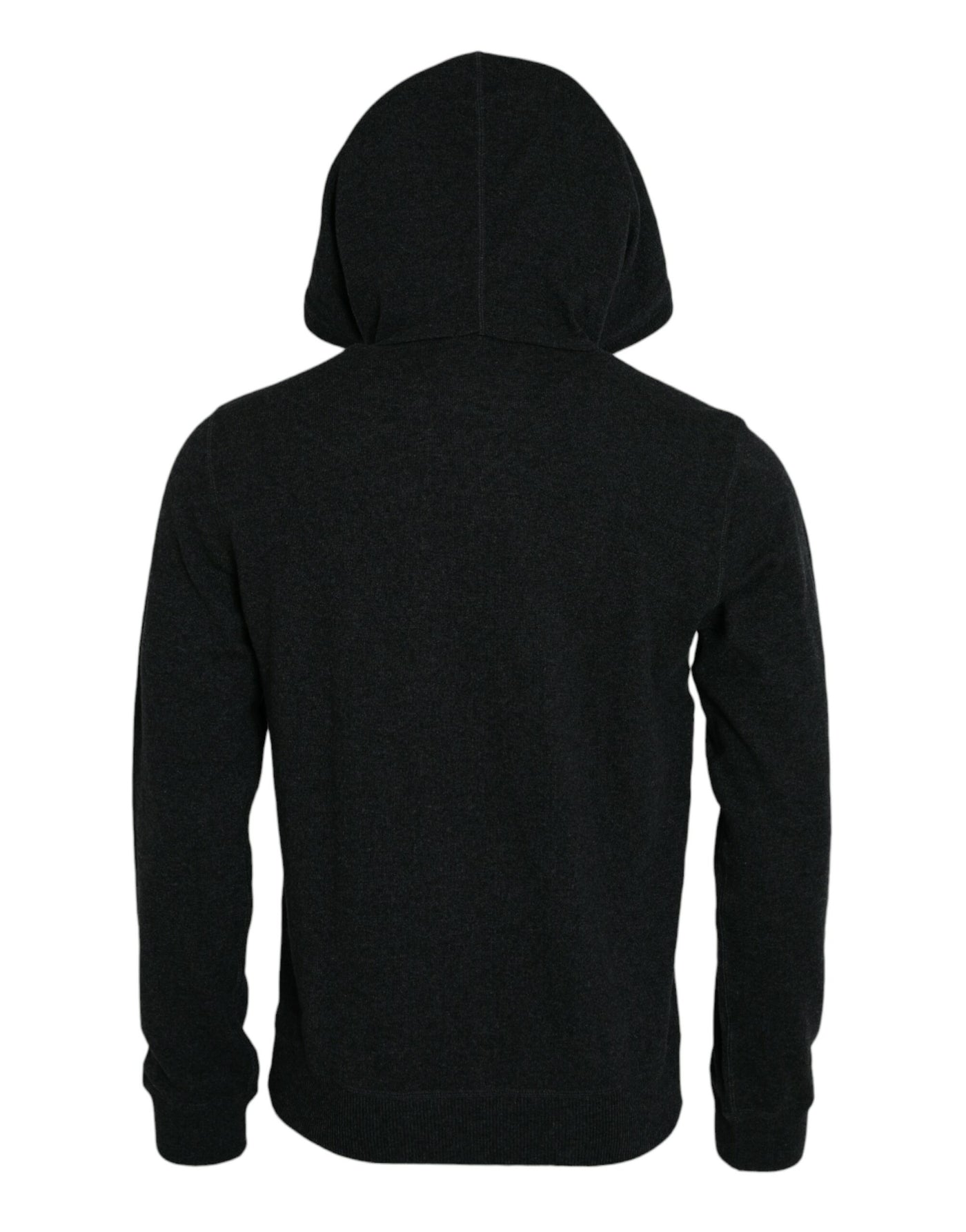 Dolce &amp; Gabbana donkergrijze kasjmier hoodie