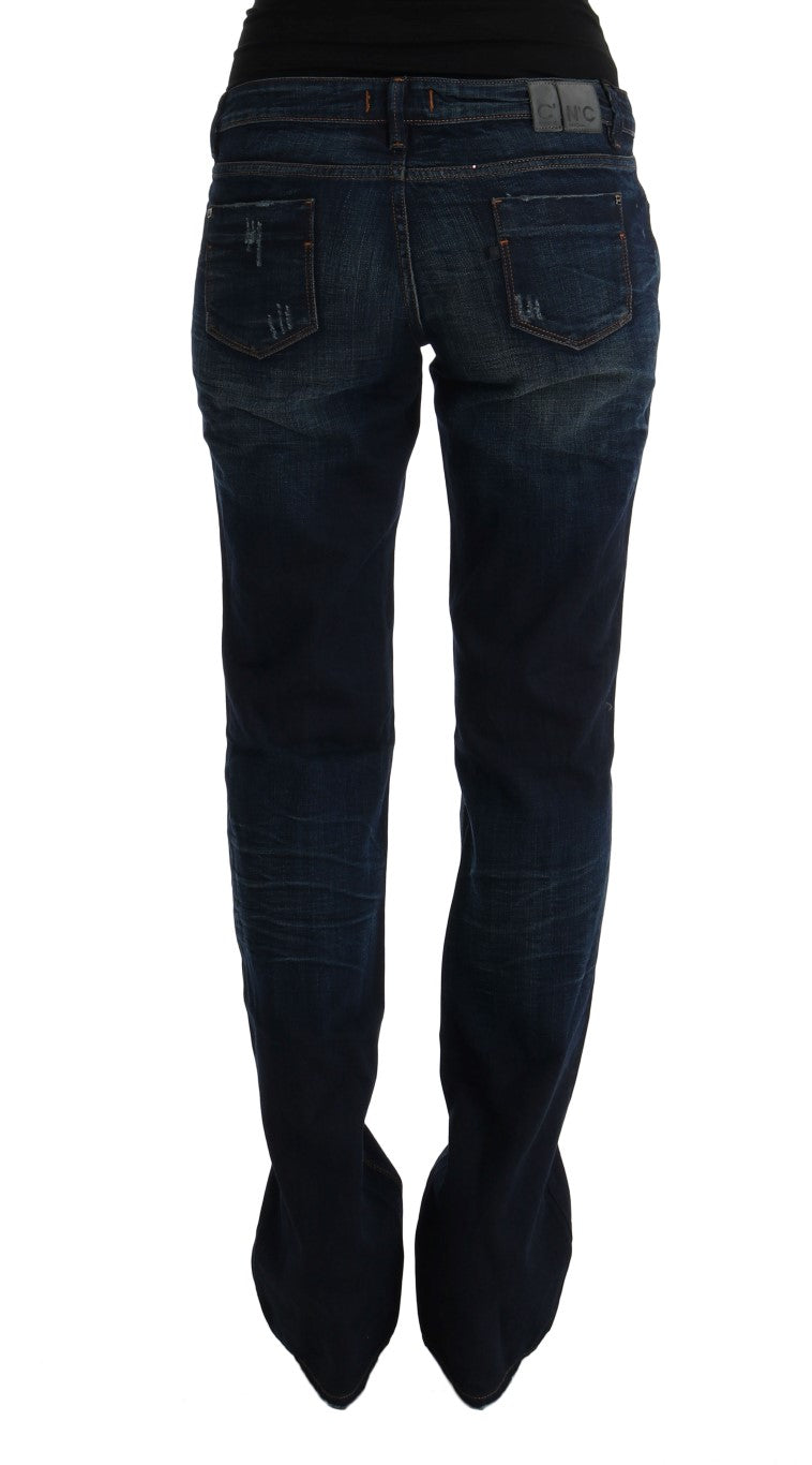 Costume National Blue Katoenen Regular Fit Denim Jeans