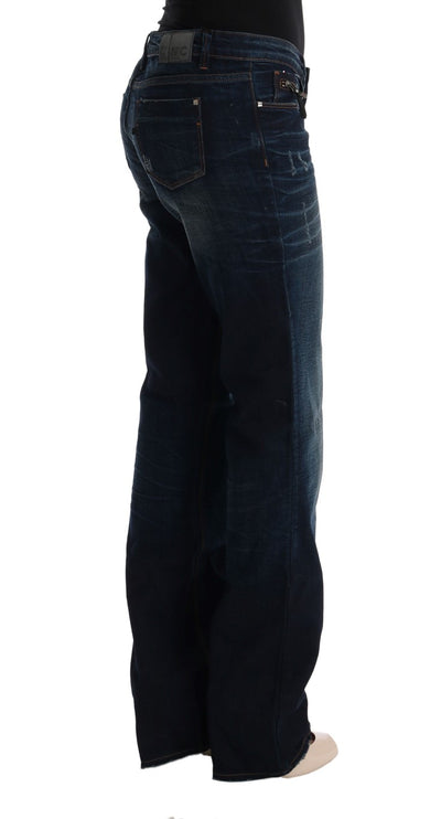 Costume National Blue Katoenen Regular Fit Denim Jeans