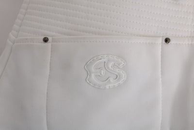 Ermanno Scervino witte katoenen slim-fit casual broek