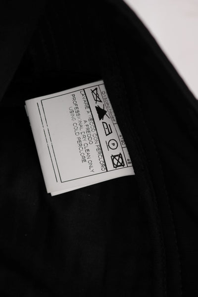 Ermanno Scervino zwarte katoenen slim-fit casual broek