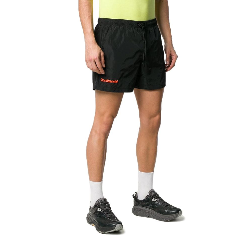 Marcelo Burlon Zwarte Polyamide Heren Badmode Boxer