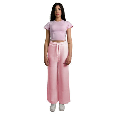 Hinnominate Chic Roze Palazzo Broek met Trekkoord