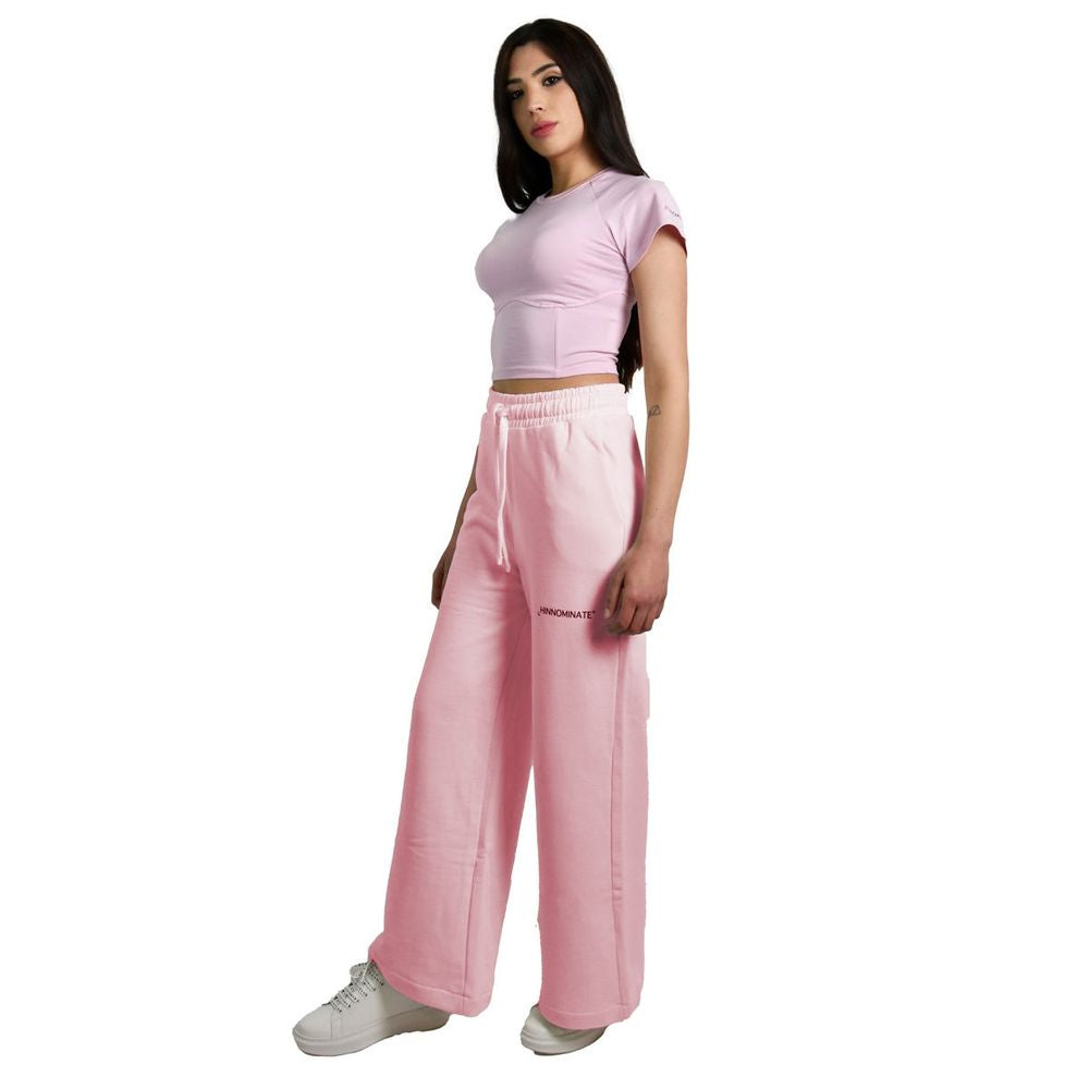 Hinnominate Chic Roze Palazzo Broek met Trekkoord