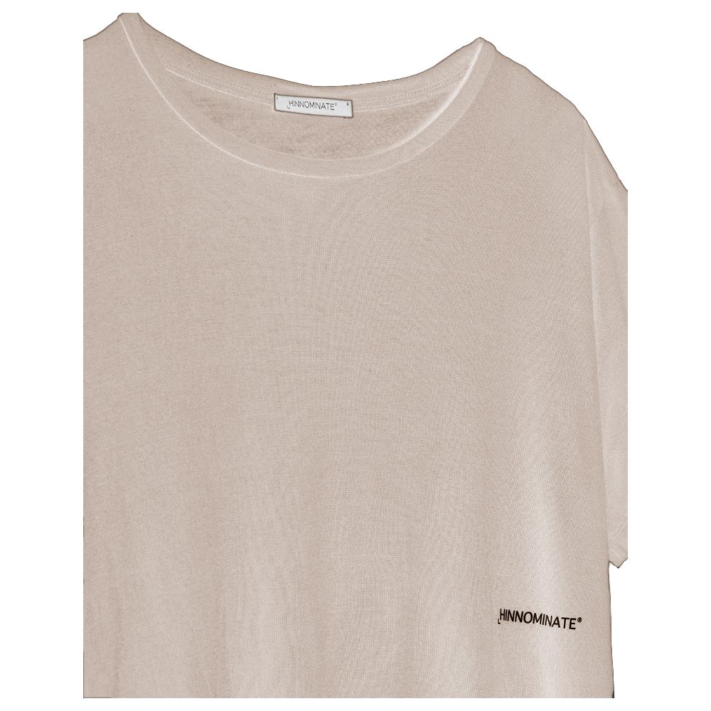 Hinnominate Beige Modal Dames T-shirt