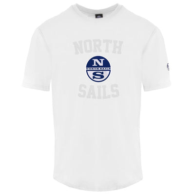 North Sails White Cotton Men's T-Shirt