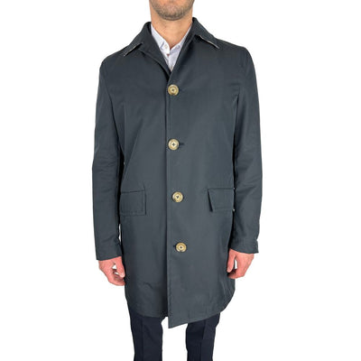 Aquascutum blauw katoenen herenjack