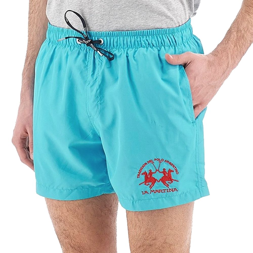 La Martina Blauwe Polyester Heren Badmode