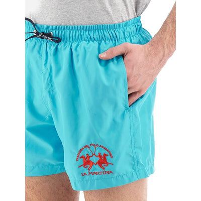 La Martina Blauwe Polyester Heren Badmode
