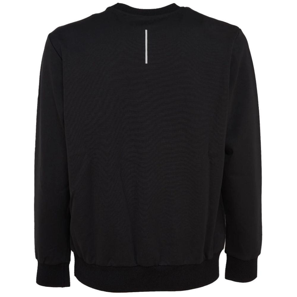 People Of Shibuya Chic Technical Fabric Sweatshirt met ronde hals