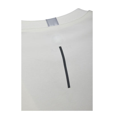 People Of Shibuya Chic Witte Tech Fabric Crewneck Trui