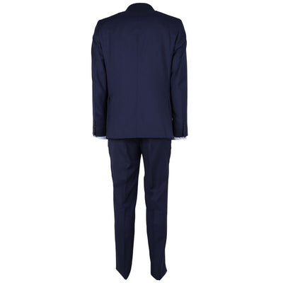 Costume homme en laine bleue fabriqué en Italie