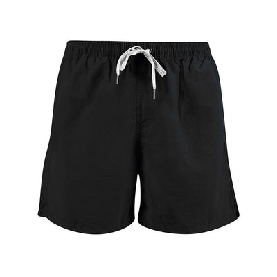 Yes Zee Zwarte Polyester Heren Zwembroek