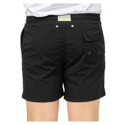 Yes Zee Zwarte Polyester Heren Zwembroek