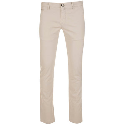 Jacob Cohen beige katoenen chinobroek – Slim fit elegantie