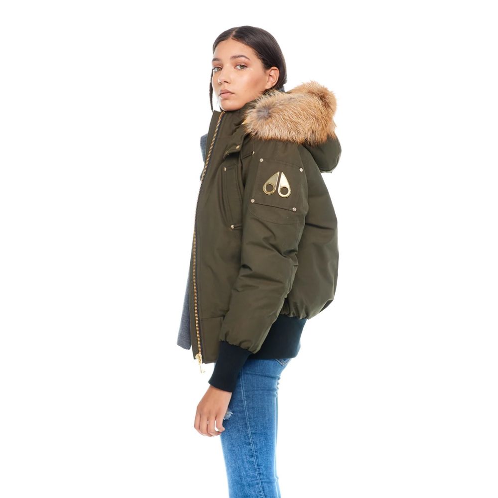 Moose Knuckles Army Nylon Dames Bomberjack