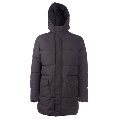 Emilio Romanelli Zwarte Polyester Herenjas