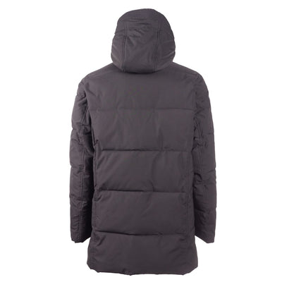 Emilio Romanelli Zwarte Polyester Herenjas
