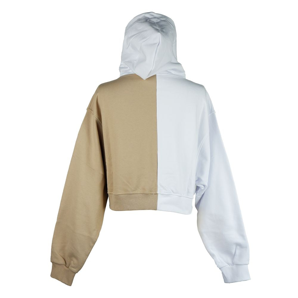 Sweat à capuche graphique bicolore Comme des Garçons Fuckdown Chic