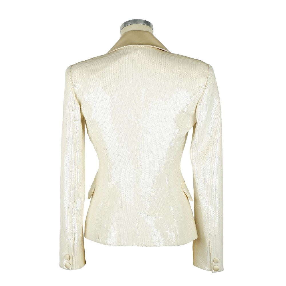 Blazer femme en polyester blanc Elisabetta Franchi
