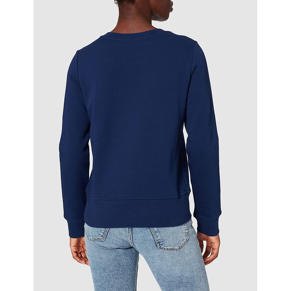 Pull femme en coton bleu Love Moschino