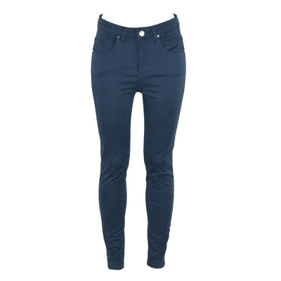 Maison Espin Blauwe Katoenen Skinny Jeans voor Dames