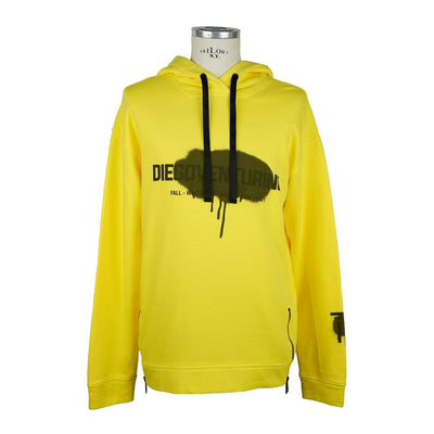 Diego Venturino Geel Katoenen Heren Sweatshirt