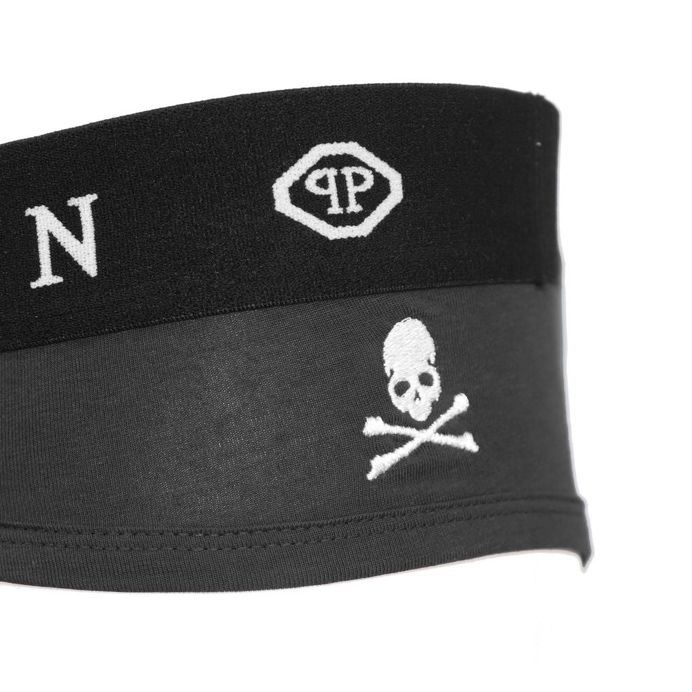 Philipp Plein Zwarte Katoenen Heren Boxershort Pack