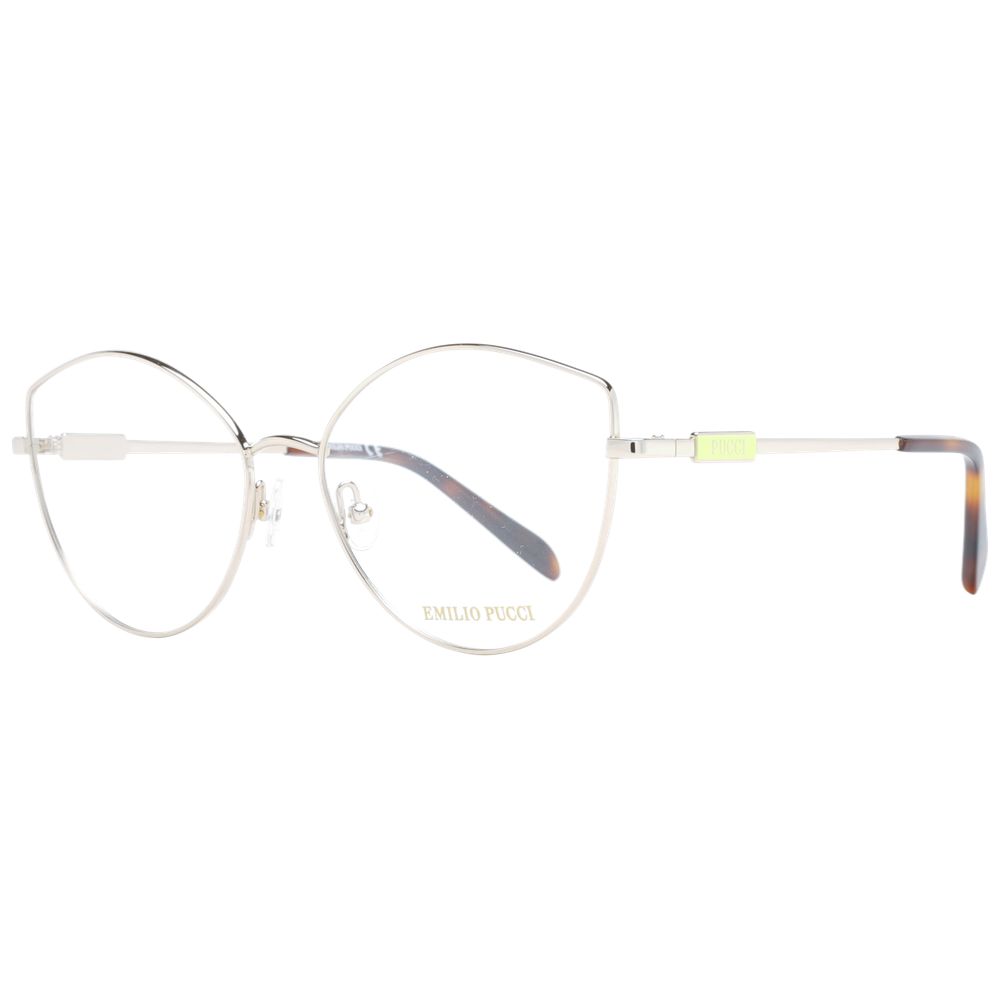 Montures de lunettes Emilio Pucci argentées pour femmes