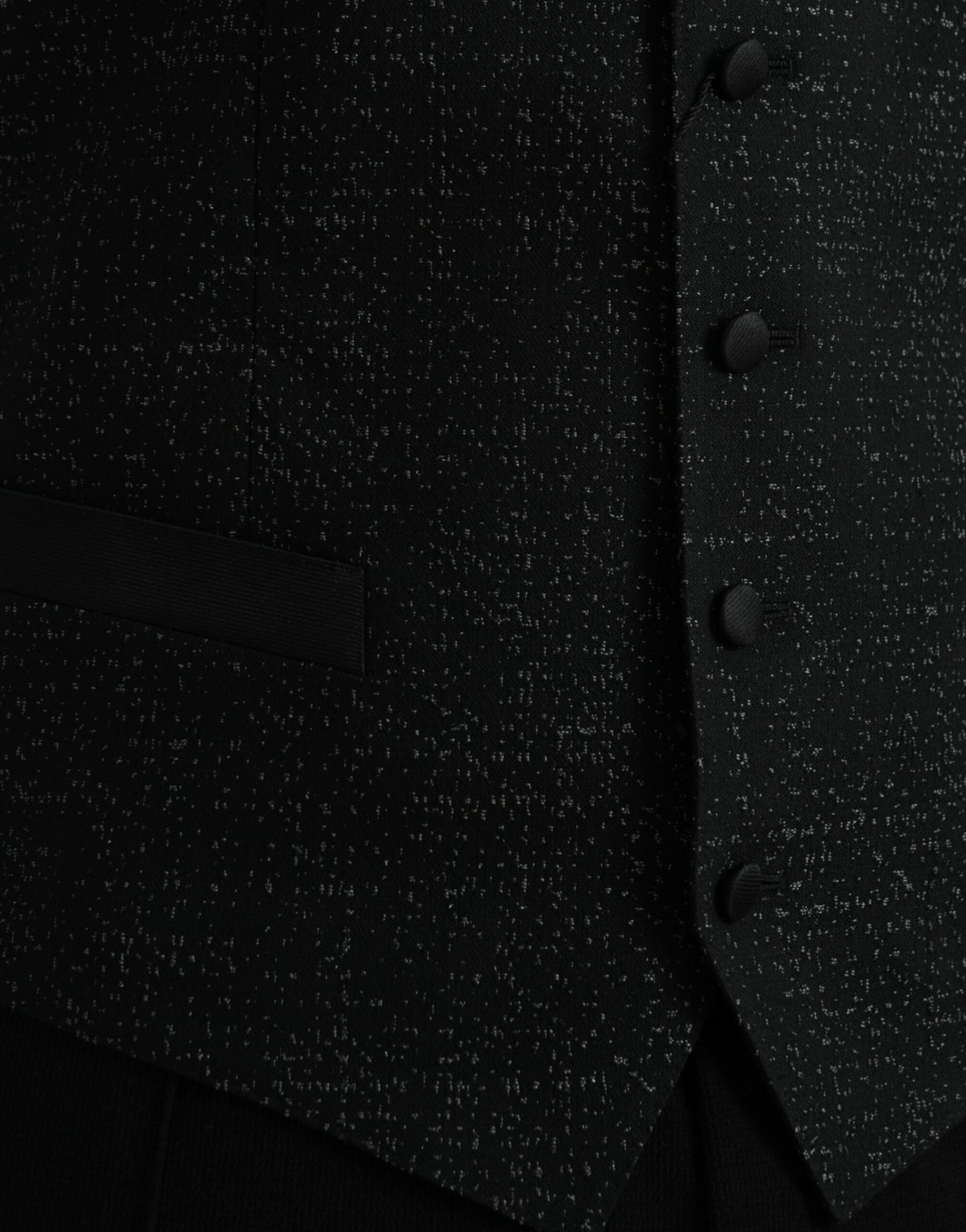 Dolce &amp; Gabbana Robe gilet en soie noir et marron