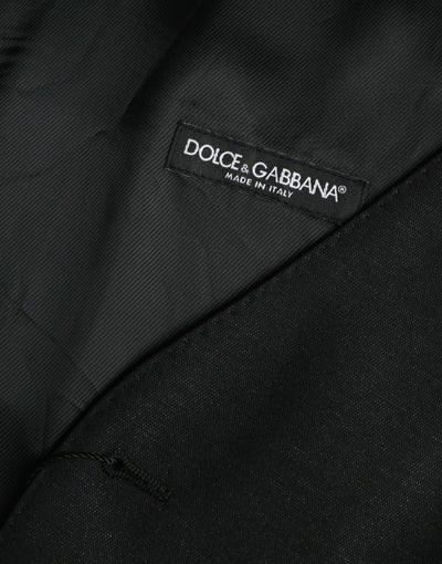 Robe gilet en laine noire Dolce &amp; Gabbana