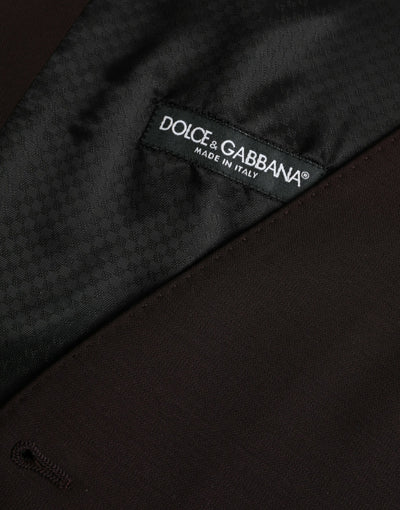 Dolce &amp; Gabbana - Robe gilet en laine marron - Gilet habillé