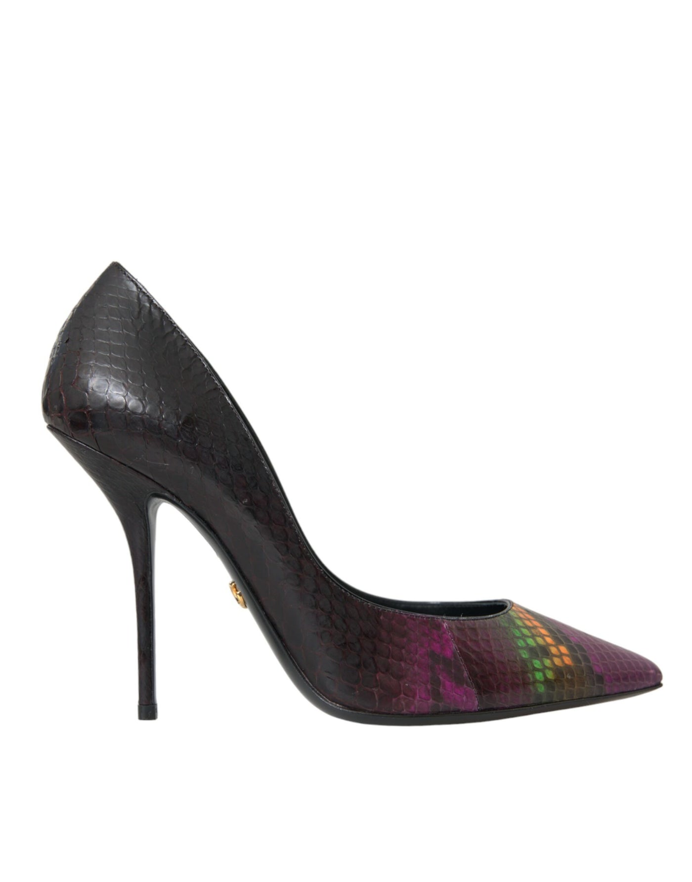 Dolce &amp; Gabbana Multicolor Exotische Leren Hakken Pumps Schoenen