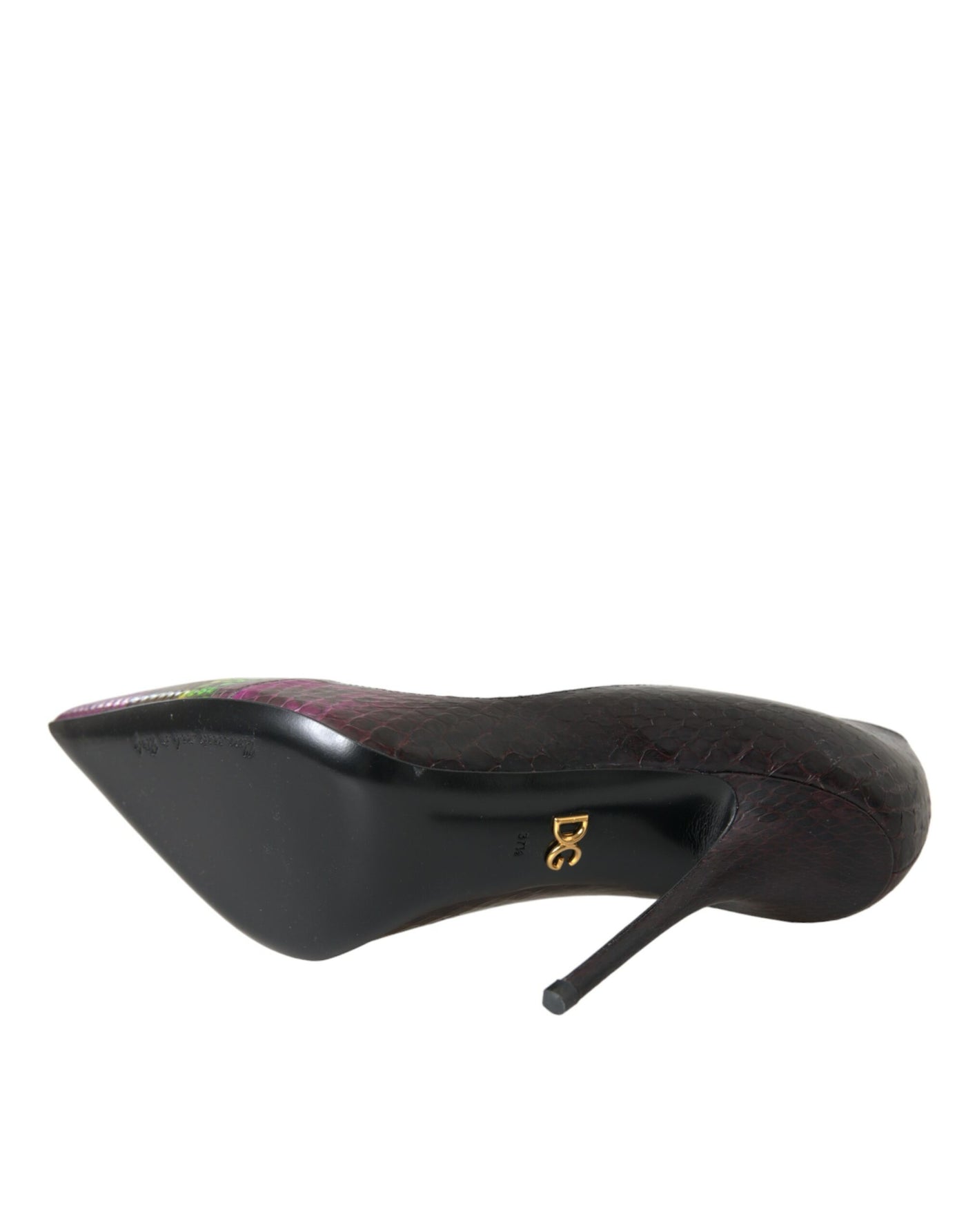 Dolce &amp; Gabbana Multicolor Exotische Leren Hakken Pumps Schoenen