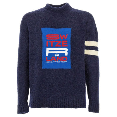 Pull en polyamide bleu La Martina