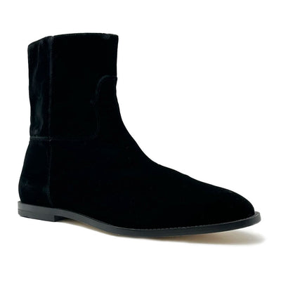 Off-White Zwarte Kalfsleren Dames Enkellaarsjes