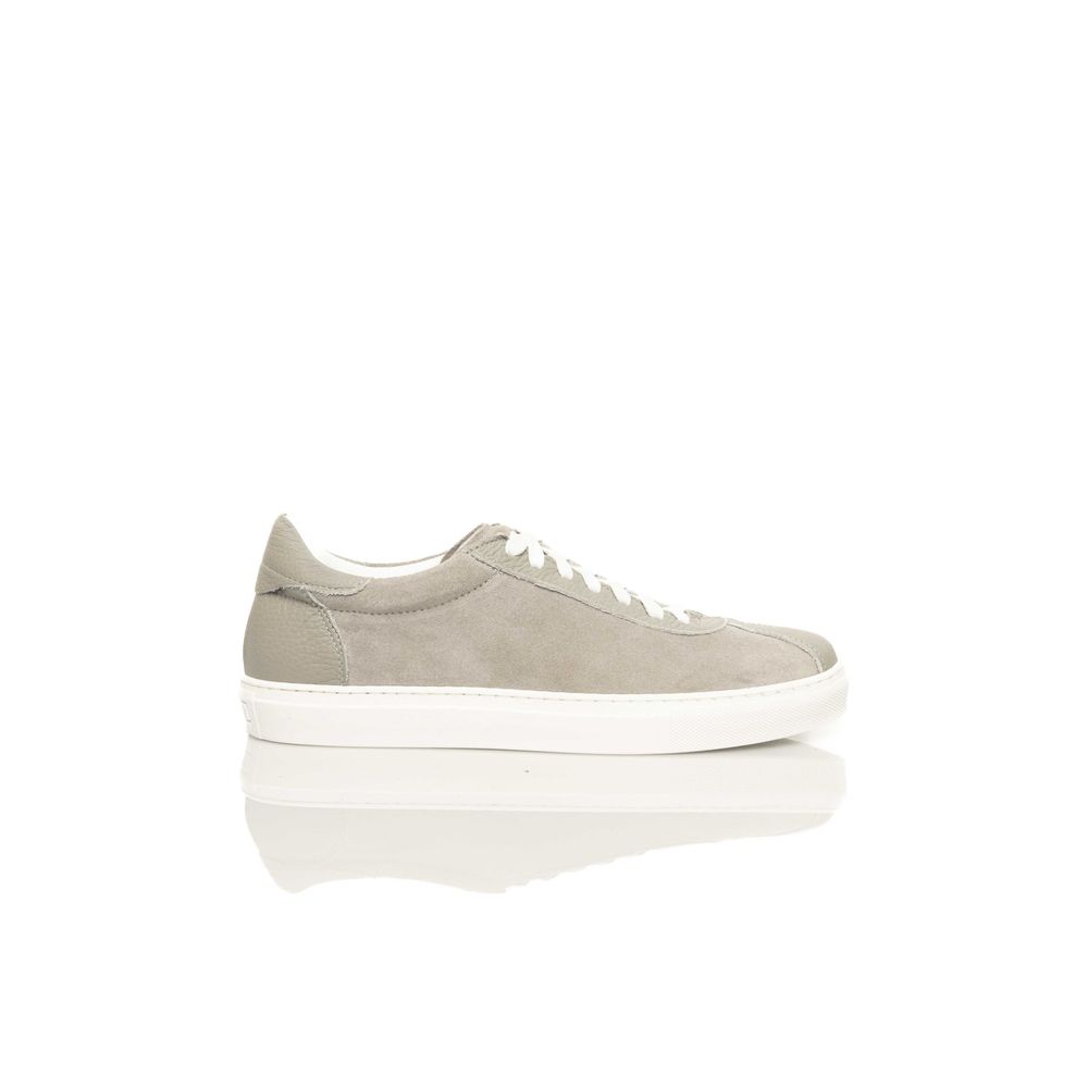 Cerruti 1881 grijze koeienhuid heren sneaker
