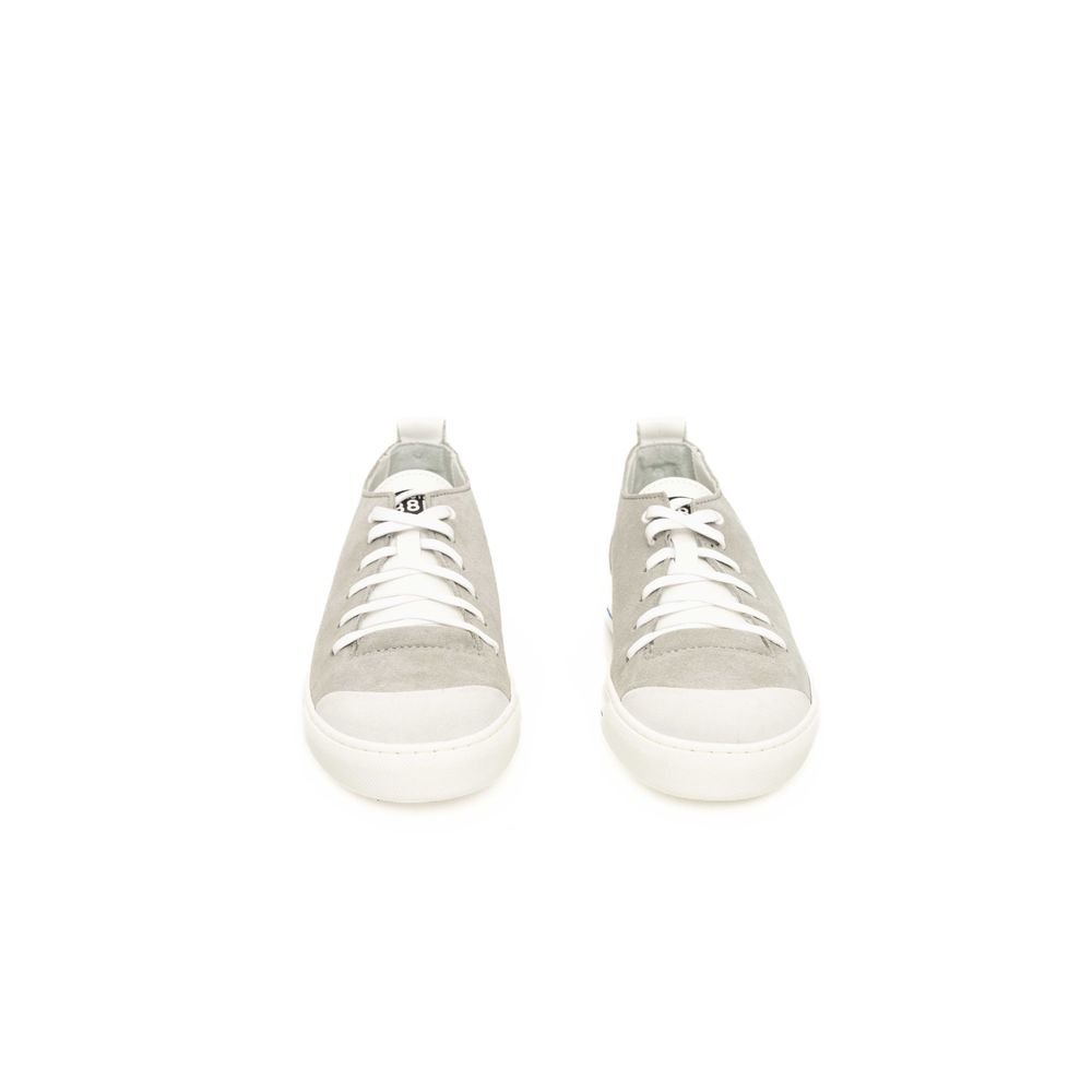 Cerruti 1881 grijze koeienhuid heren sneaker
