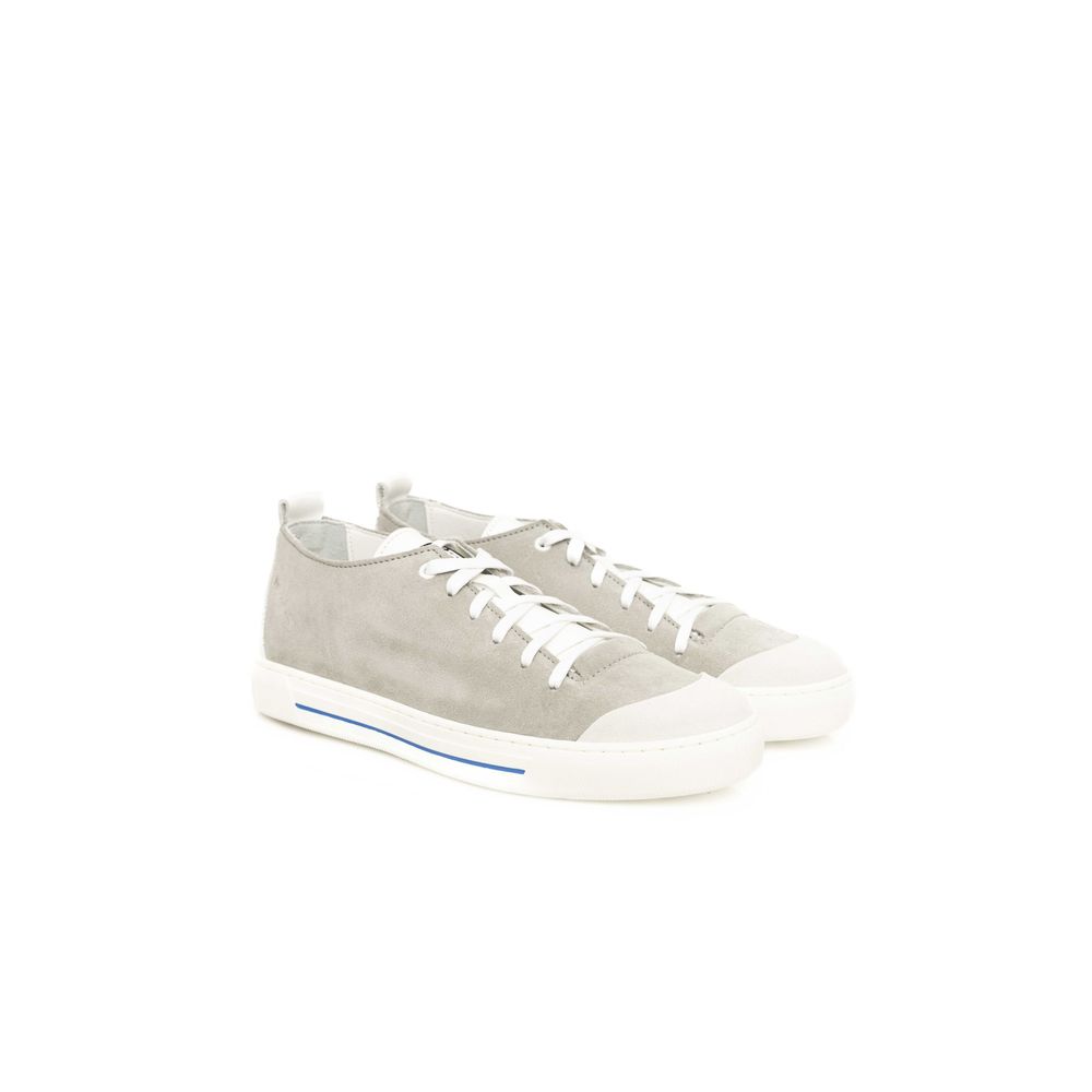 Cerruti 1881 grijze koeienhuid heren sneaker