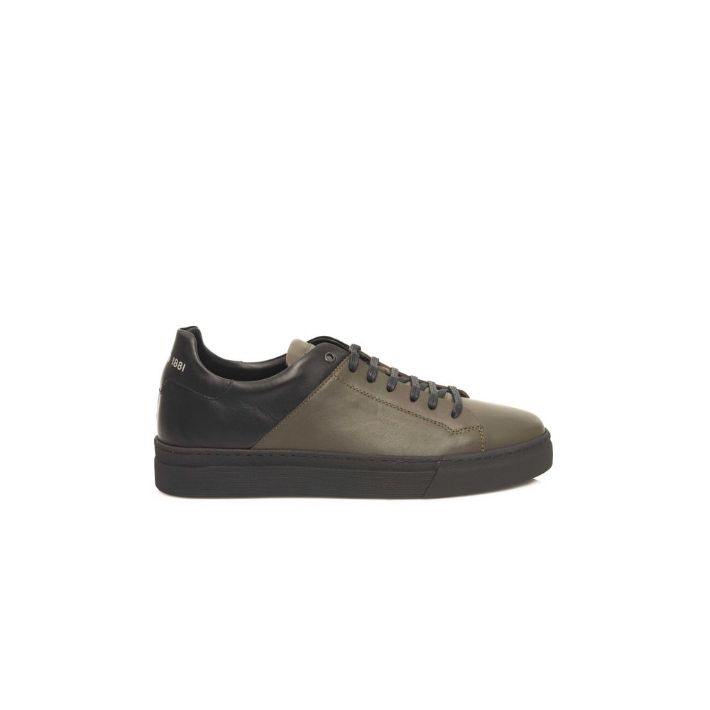 Cerruti 1881 Groene Koeienhuid Heren Sneaker