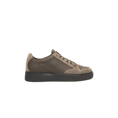 Cerruti 1881 beige lederen heren sneaker