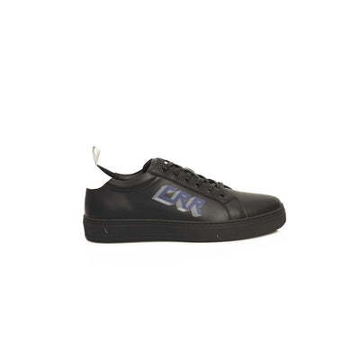 Cerruti 1881 Zwarte Koeienhuid Heren Sneaker