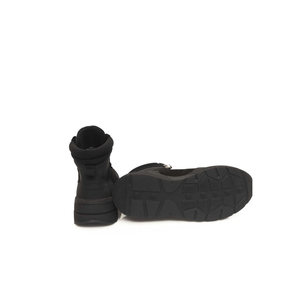 Cerruti 1881 Zwarte Leren Heren Sneaker