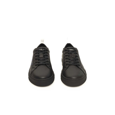 Cerruti 1881 Zwarte Koeienhuid Heren Sneaker