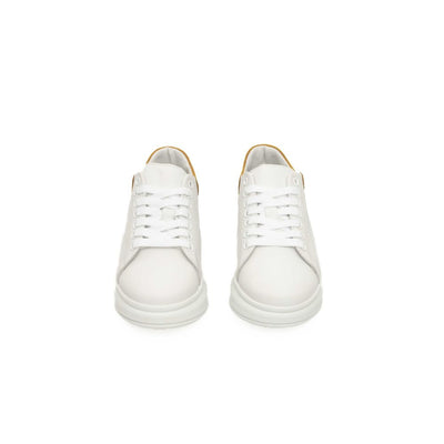 Baskets Cerruti 1881 en cuir blanc pour femme