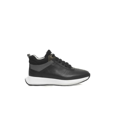 Cerruti 1881 Black Cowhide Women Sneaker