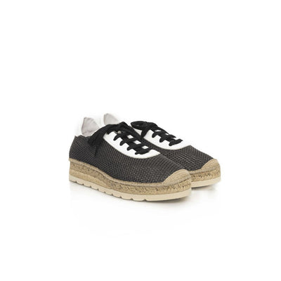 Cerruti 1881 Zwarte Kalfsleren Heren Sneaker