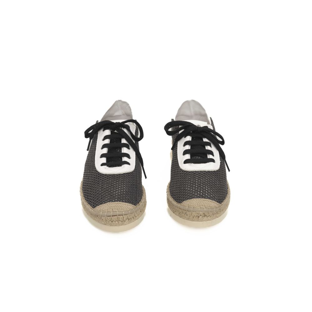 Cerruti 1881 Zwarte Kalfsleren Heren Sneaker