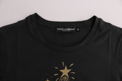 T-shirt Dolce &amp; Gabbana en coton gris Motif 2017